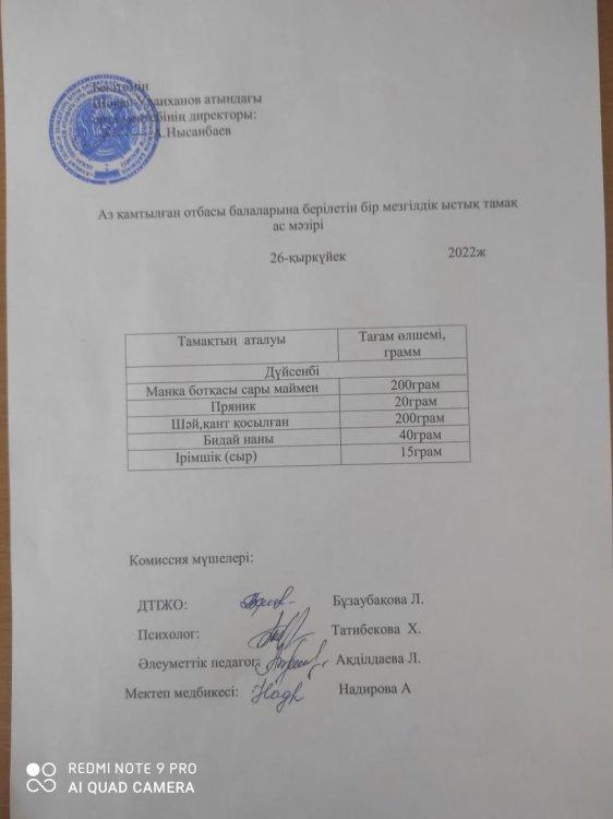 Ас мәзірі