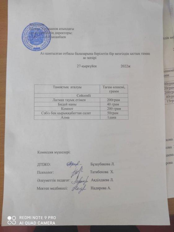 Ас мәзірі