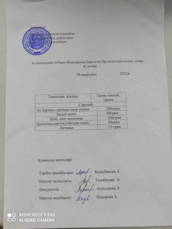 Ас мәзірі
