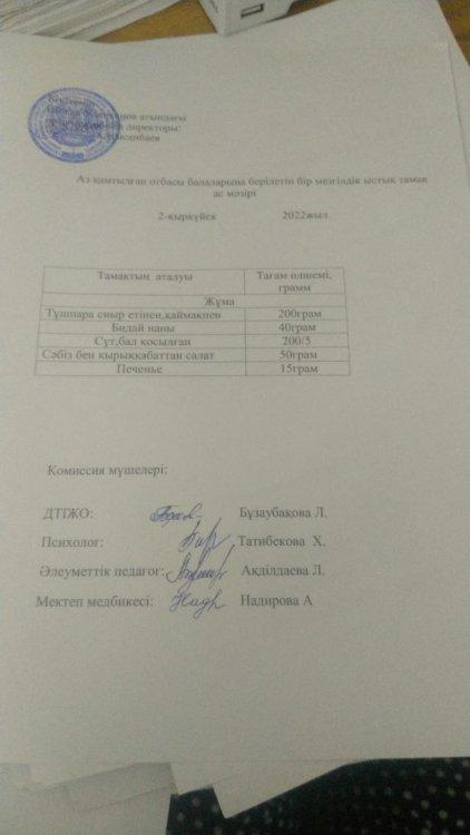 Ас мәзірі