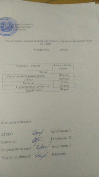 Ас мәзірі