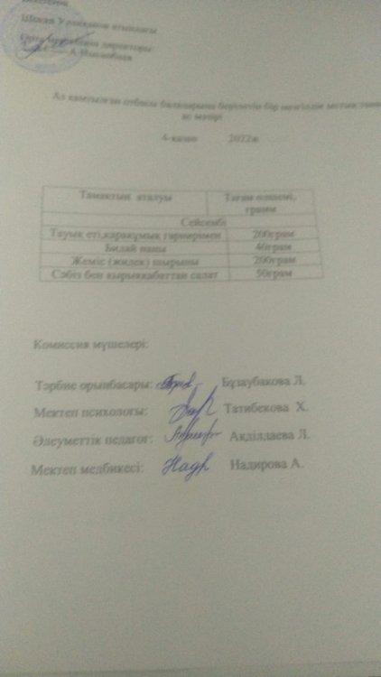 Ас мәзірі