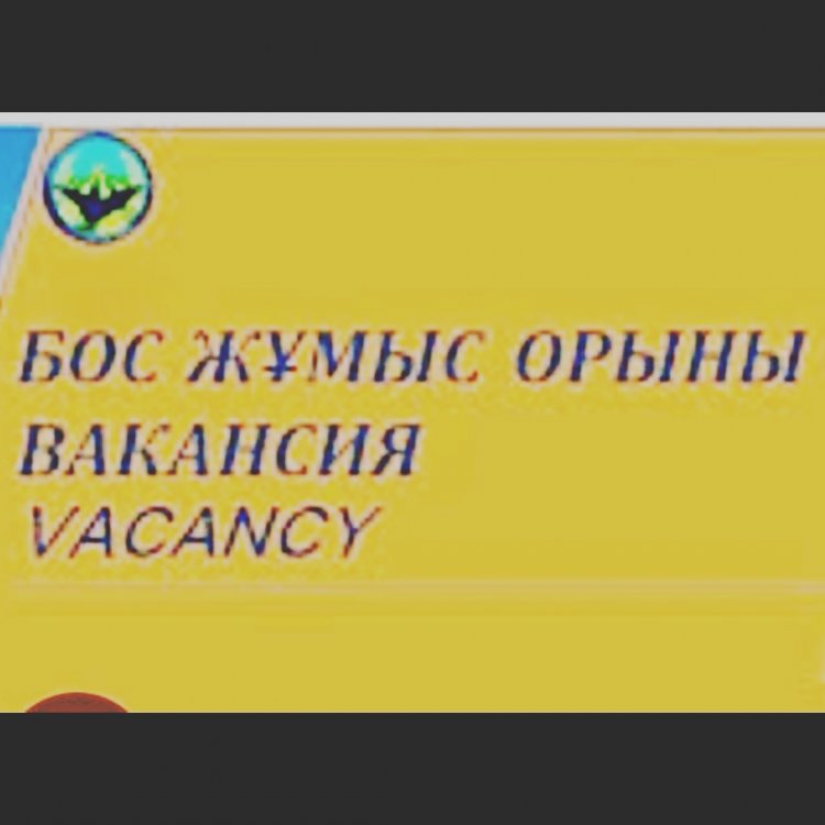 БОС ЖҰМЫС ОРНЫ