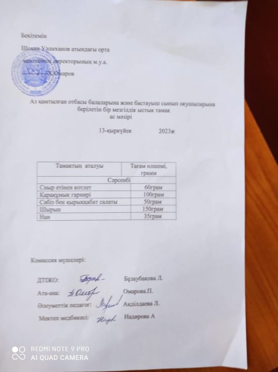Ас мәзірі