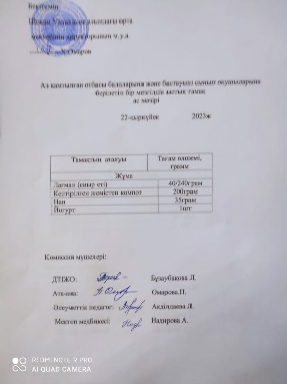 Ас мәзірі