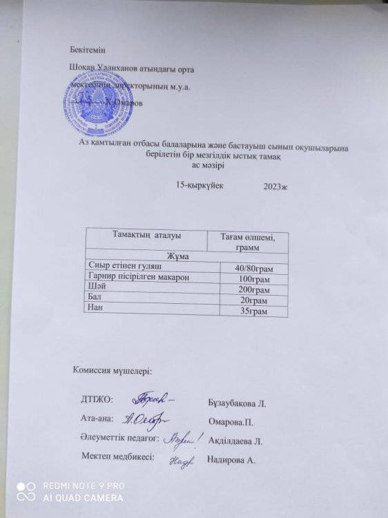 Ас мәзірі