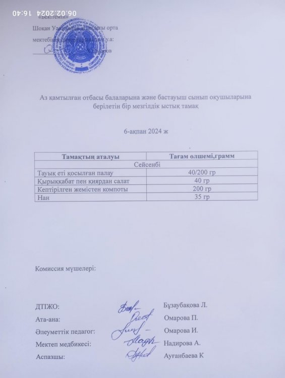 Ас мәзірі